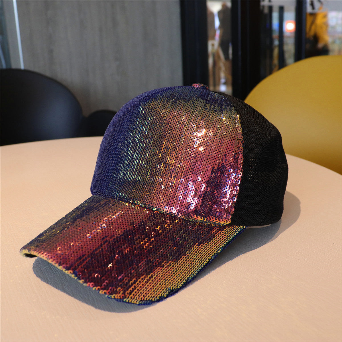 Baseball Cap With Curved Brim In White, Made Of Cotton, Suitable For Spring & Summer