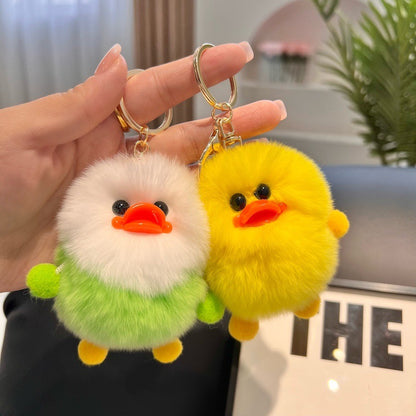 Beige Animal Duck Cartoon Style Hanging Ornament, Perfect For Decorative Accessories