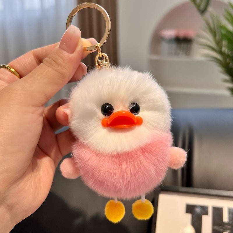 Beige Animal Duck Cartoon Style Hanging Ornament, Perfect For Decorative Accessories