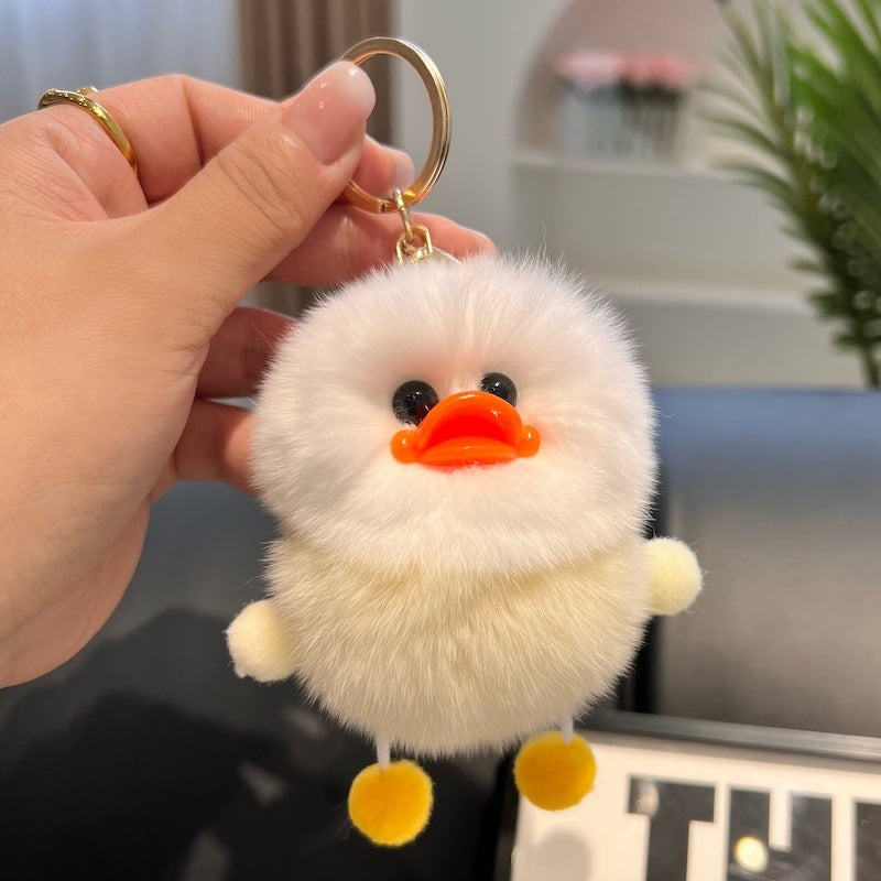 Beige Animal Duck Cartoon Style Hanging Ornament, Perfect For Decorative Accessories
