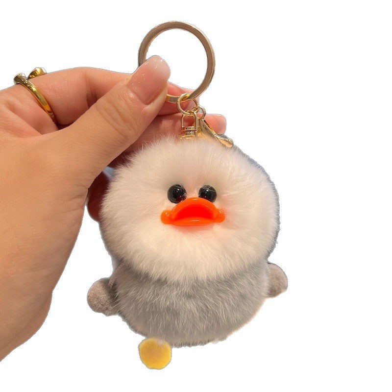 Beige Animal Duck Cartoon Style Hanging Ornament, Perfect For Decorative Accessories