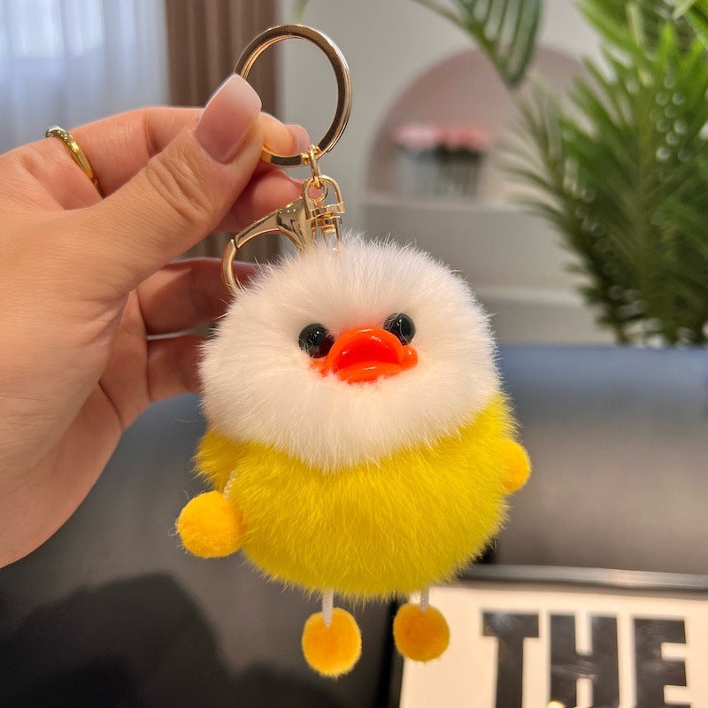 Beige Animal Duck Cartoon Style Hanging Ornament, Perfect For Decorative Accessories