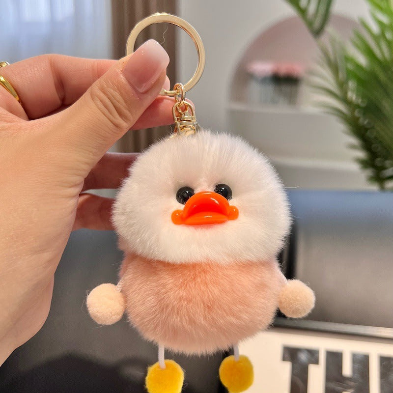Beige Animal Duck Cartoon Style Hanging Ornament, Perfect For Decorative Accessories