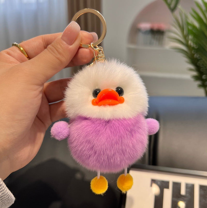 Beige Animal Duck Cartoon Style Hanging Ornament, Perfect For Decorative Accessories