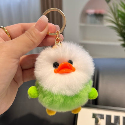 Beige Animal Duck Cartoon Style Hanging Ornament, Perfect For Decorative Accessories