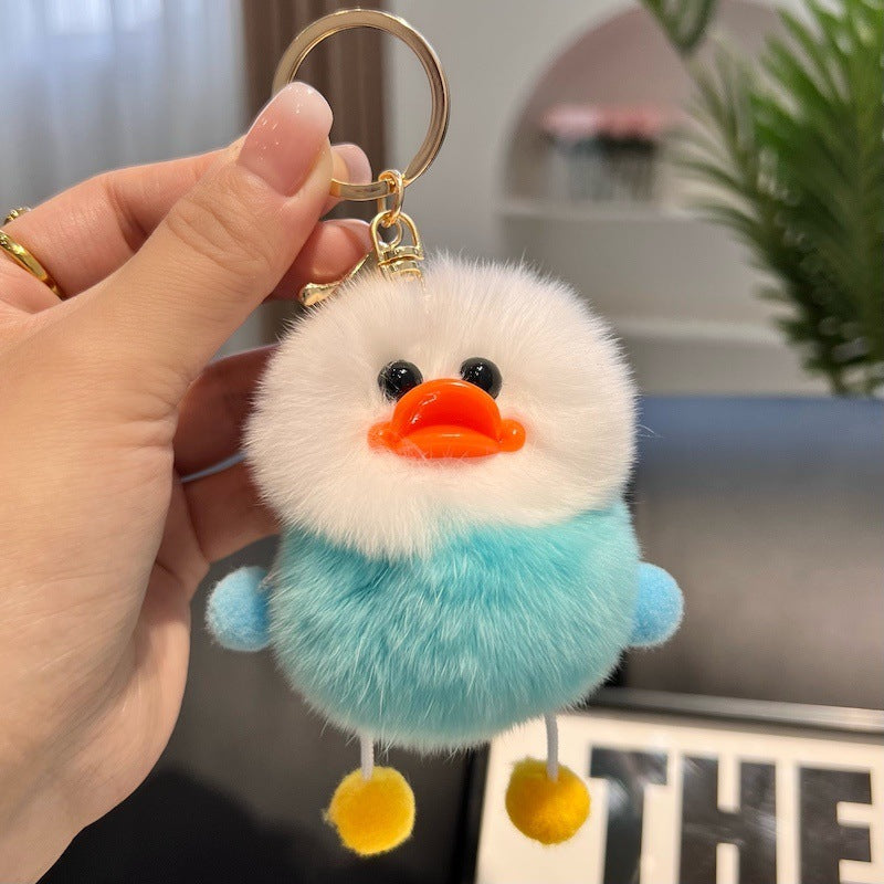 Beige Animal Duck Cartoon Style Hanging Ornament, Perfect For Decorative Accessories