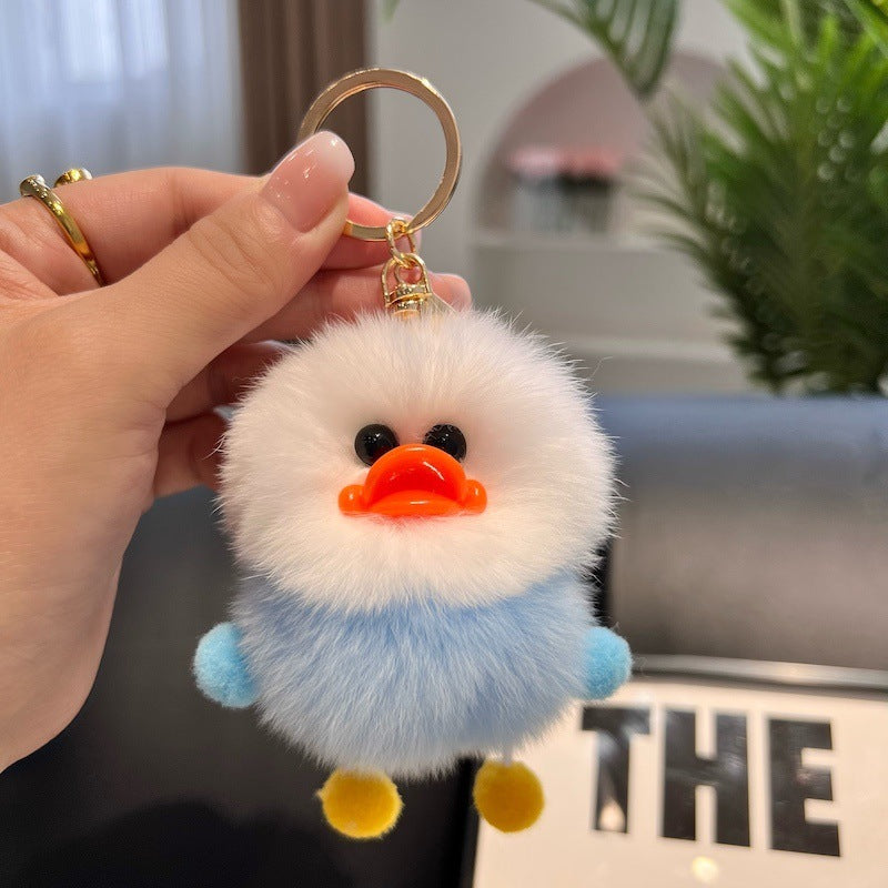 Beige Animal Duck Cartoon Style Hanging Ornament, Perfect For Decorative Accessories
