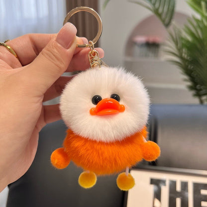 Beige Animal Duck Cartoon Style Hanging Ornament, Perfect For Decorative Accessories