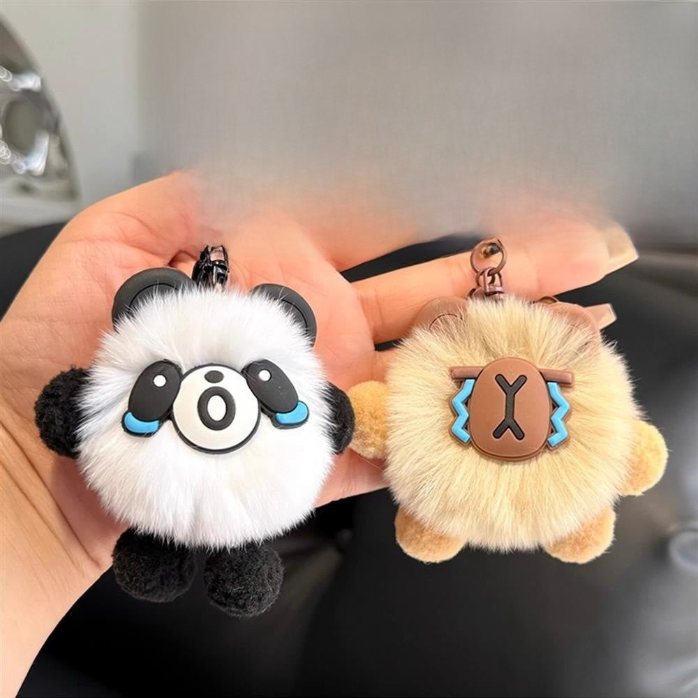 Cute Animal Pattern Hanging Ornament In White, Perfect For Adding Charming Decor