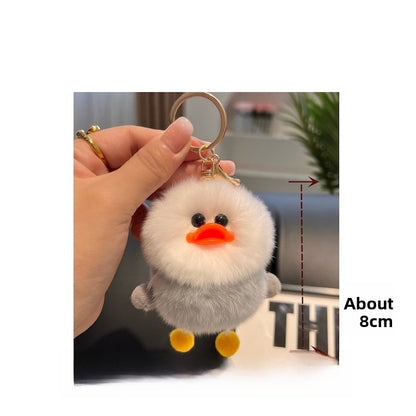 Beige Animal Duck Cartoon Style Hanging Ornament, Perfect For Decorative Accessories