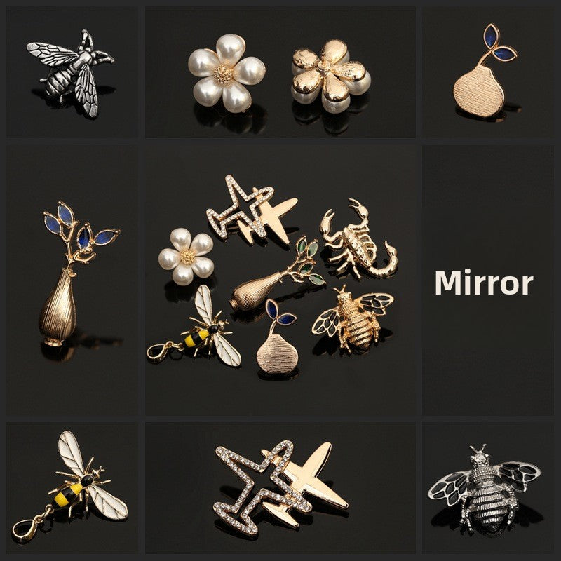 Animal Pattern Alloy Brooch Pin In Colour, Stylish Jewelry Accessory For All Occasions