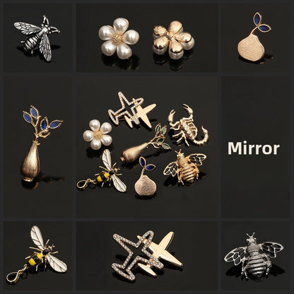 Animal Pattern Alloy Brooch Pin In Colour, Stylish Jewelry Accessory For All Occasions