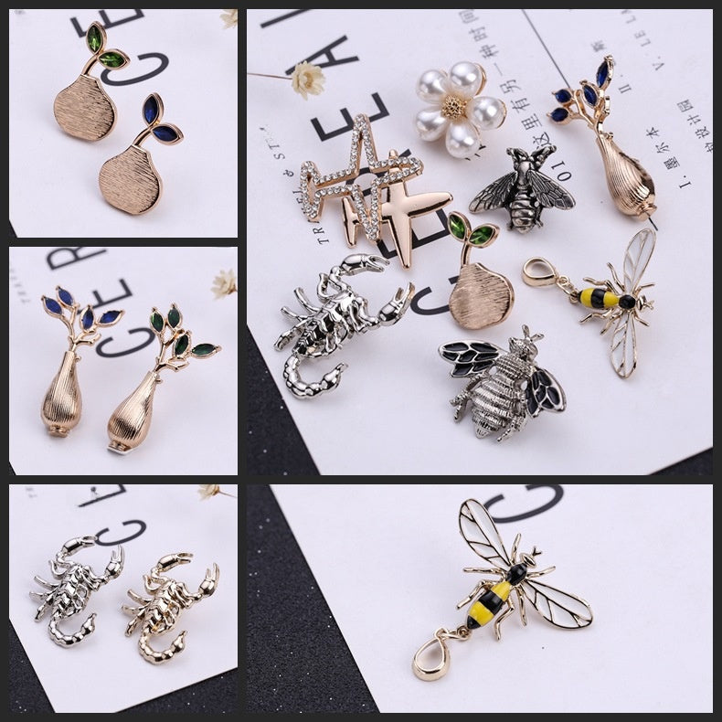 Animal Pattern Alloy Brooch Pin In Colour, Stylish Jewelry Accessory For All Occasions