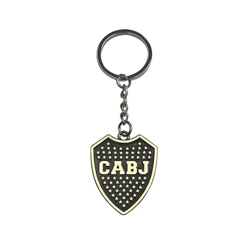 Geometric Bronze Keychain