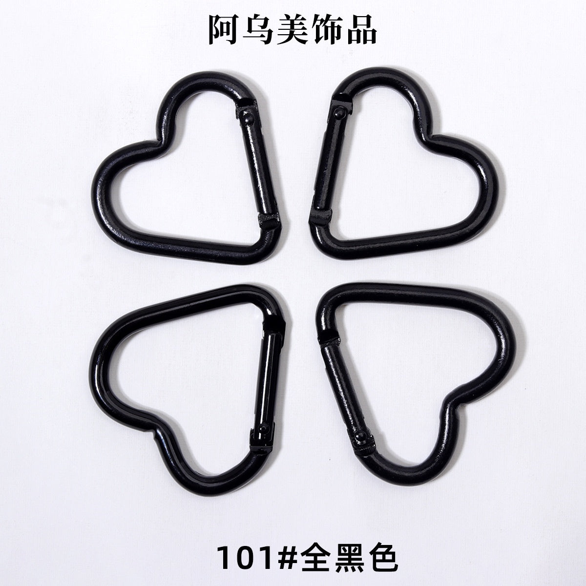 Heart Shape Climbing Carabiner Made Of Durable Aluminum Alloy For Outdoor And Hiking Activities