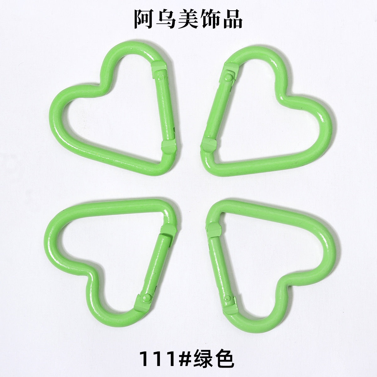 Heart Shape Climbing Carabiner Made Of Durable Aluminum Alloy For Outdoor And Hiking Activities