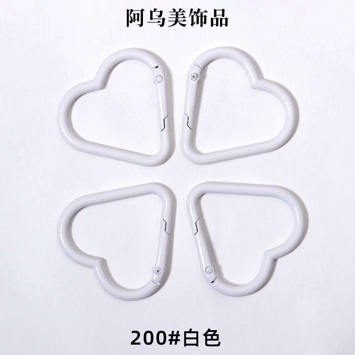 Heart Shape Climbing Carabiner Made Of Durable Aluminum Alloy For Outdoor And Hiking Activities