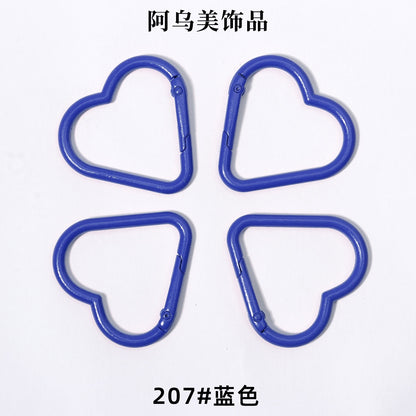 Heart Shape Climbing Carabiner Made Of Durable Aluminum Alloy For Outdoor And Hiking Activities