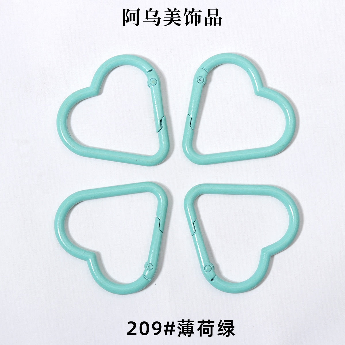 Heart Shape Climbing Carabiner Made Of Durable Aluminum Alloy For Outdoor And Hiking Activities