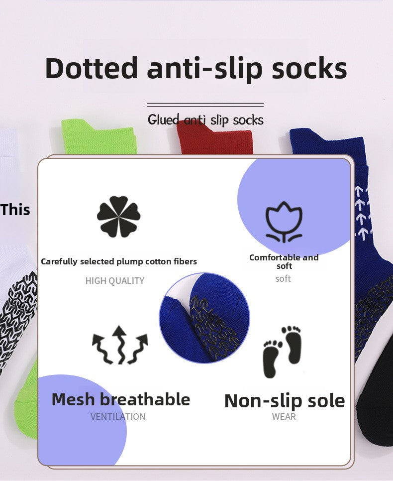 Men's Polyester Non-Slip Sports And Casual White Socks For Comfortable Wear