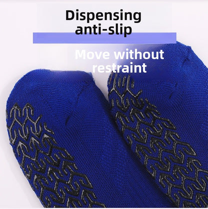 Men's Polyester Non-Slip Sports And Casual White Socks For Comfortable Wear