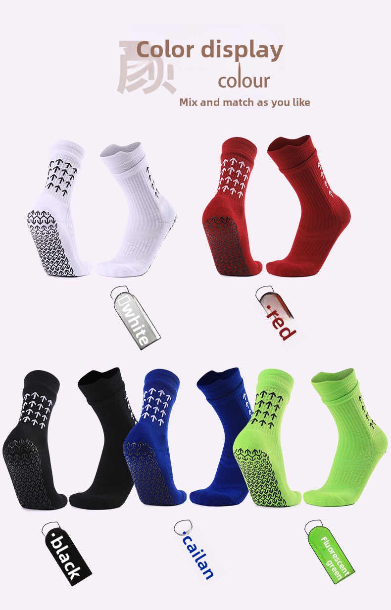 Men's Polyester Non-Slip Sports And Casual White Socks For Comfortable Wear