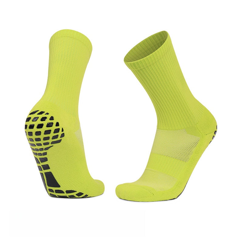 Men's Polyester Non-Slip Sports And Casual White Socks For Comfortable Wear