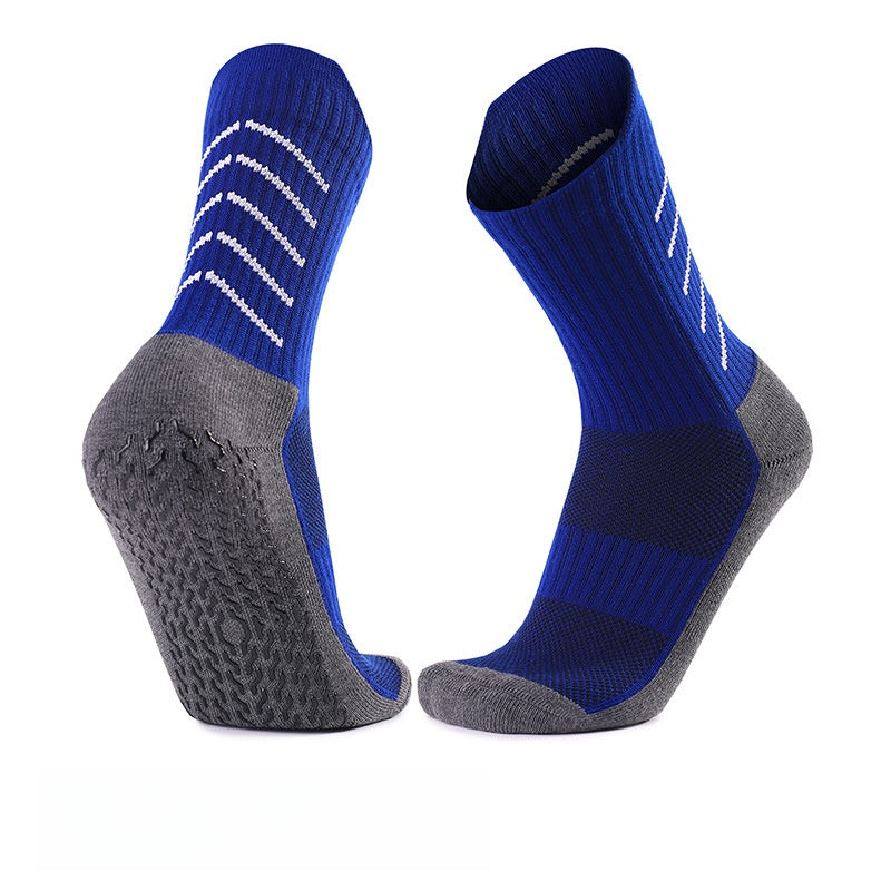 Men's Polyester Non-Slip Sports And Casual White Socks For Comfortable Wear