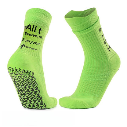 Men's Polyester Non-Slip Sports And Casual White Socks For Comfortable Wear
