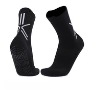 T016 Black [Glue Football Socks]
