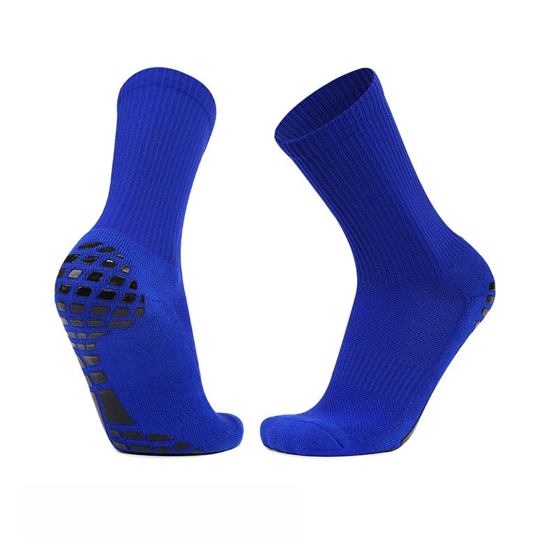Men's Polyester Non-Slip Sports And Casual White Socks For Comfortable Wear