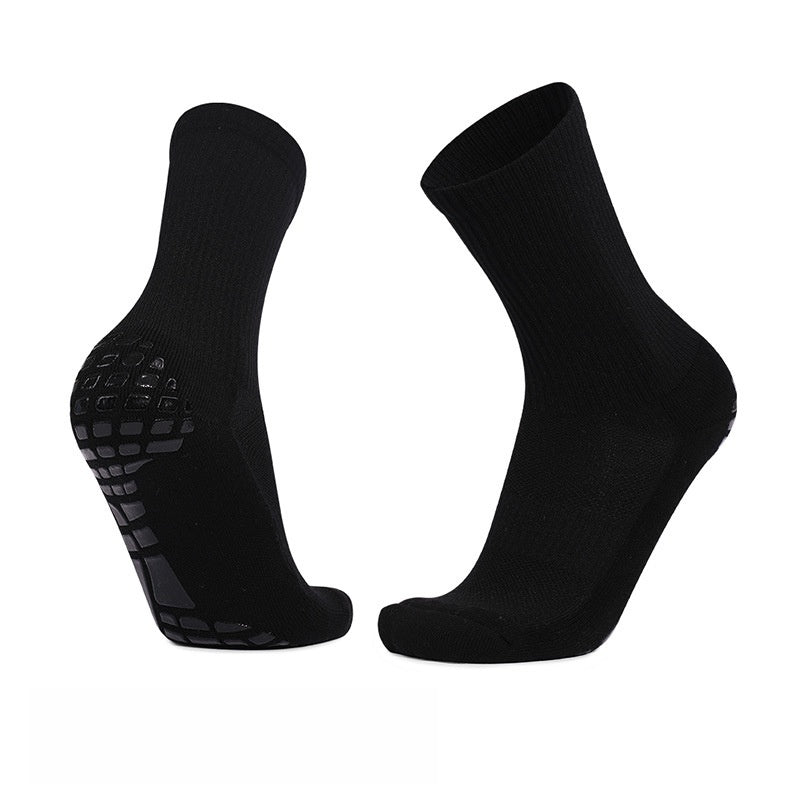 Men's Polyester Non-Slip Sports And Casual White Socks For Comfortable Wear