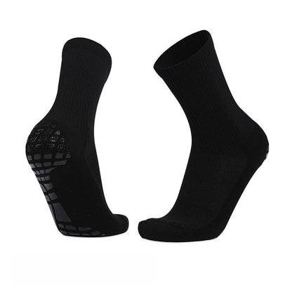 Men's Polyester Non-Slip Sports And Casual White Socks For Comfortable Wear