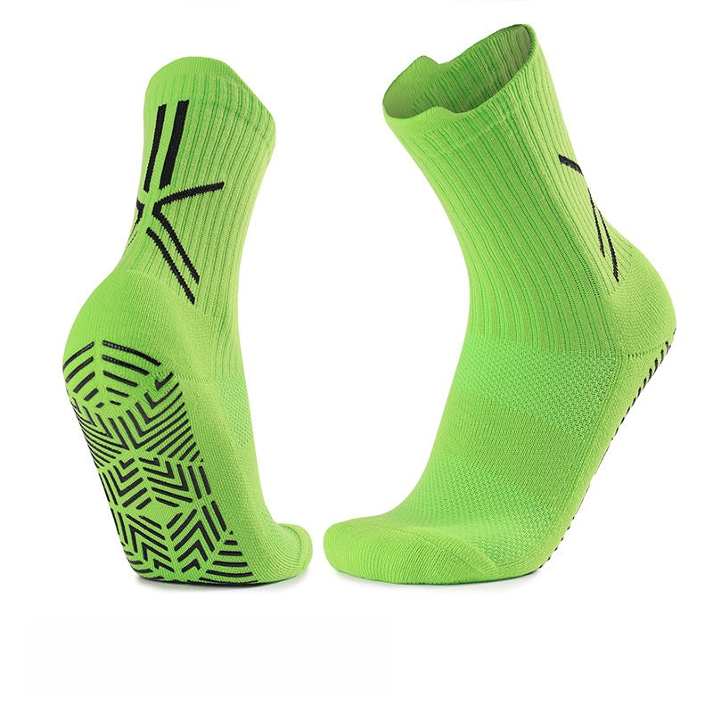 Men's Polyester Non-Slip Sports And Casual White Socks For Comfortable Wear