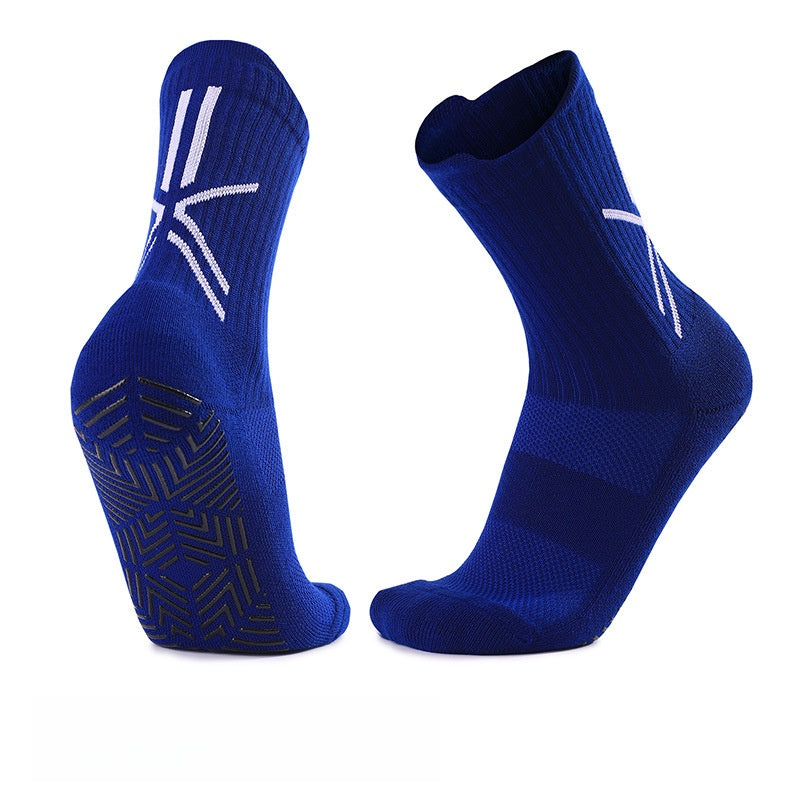Men's Polyester Non-Slip Sports And Casual White Socks For Comfortable Wear