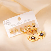 Black Eye Earrings Suit