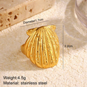 Large Scallop-Ring