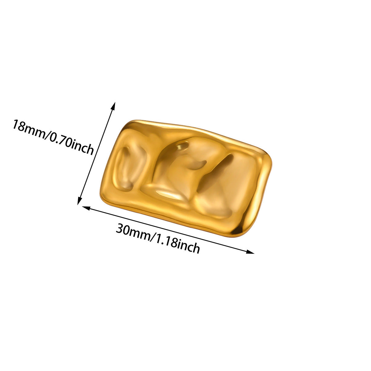 304 Stainless Steel Brooches In Steel Color Featuring Durable Material And Elegant Design