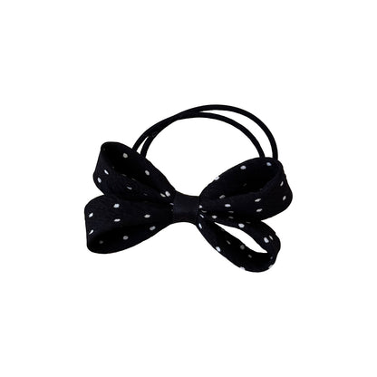 Sweet New Style Hair Tie With Polka Dots And Bow Knot, Stylish Hair Accessory