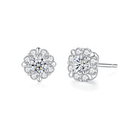 FDEH-119-Moissanite (4MM White Gold )