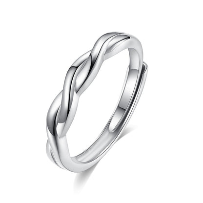 Heart Shape Ring For Women In 925 Sterling Silver With Pink Zircon Inlay