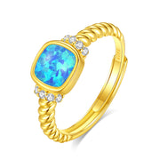 FDJZ-476-gold Color-blue Opal