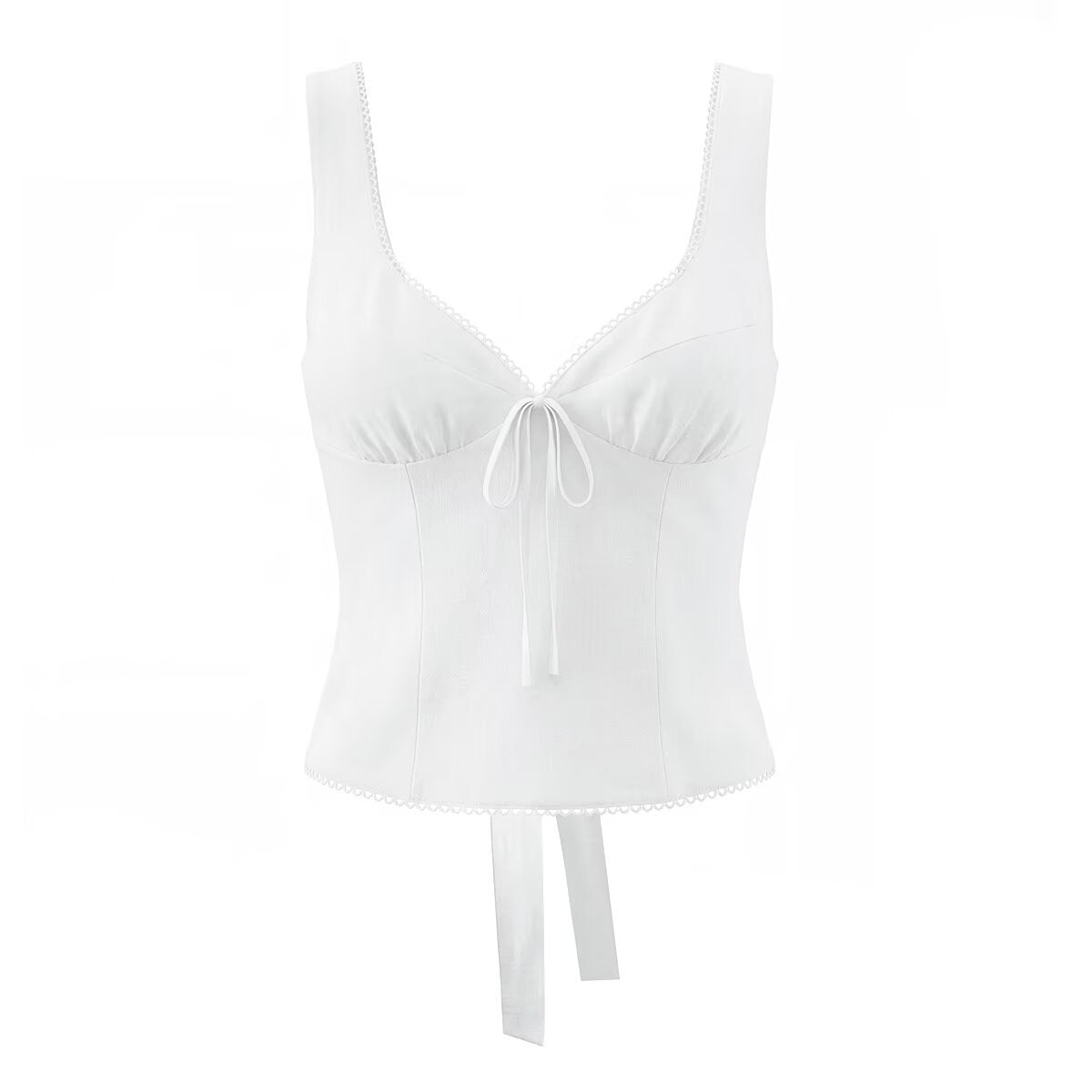 Solid Color Acrylic Vest With V Neck, Skinny Fit And Short Length