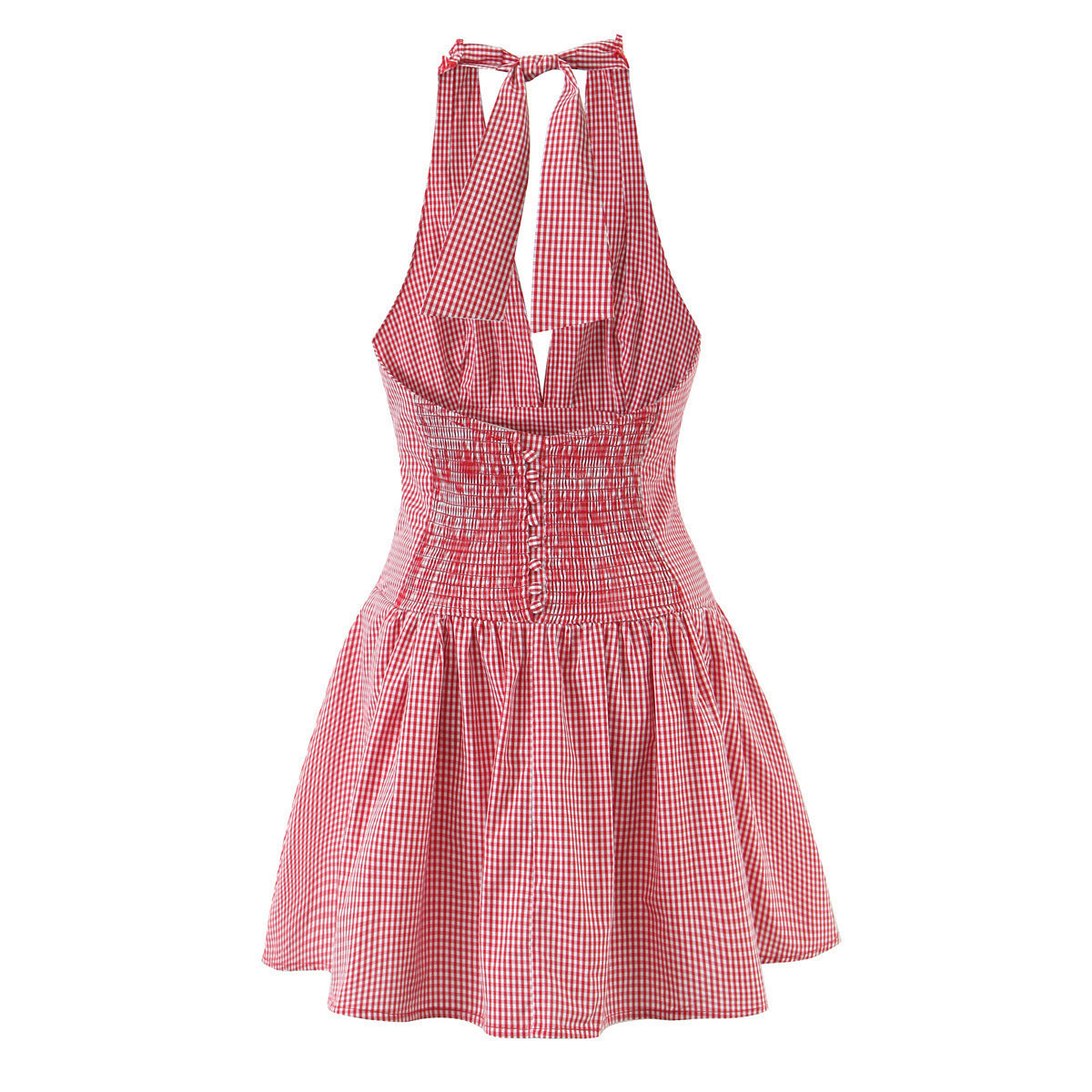 Sleeveless Collarless Sheath Dress In Polyester Fabric With Knee-Length Design And Slim Fit