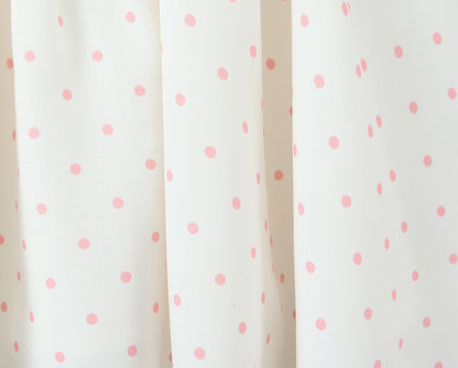 Polka Dot Dress Sleeveless Collarless Knee-Length Dress In Polyester Fabric