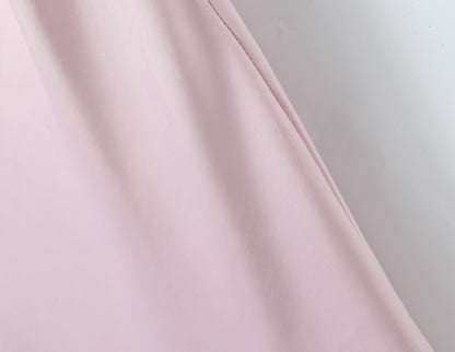 Sleeveless Satin Dress With Strap Neckline In Polyester Fabric, Slim Fit Maxi Long Dress