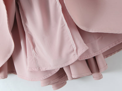 Sleeveless Ball Gown Dress With Boat Neck In Polyester Fabric, Knee-Length, Regular Fit