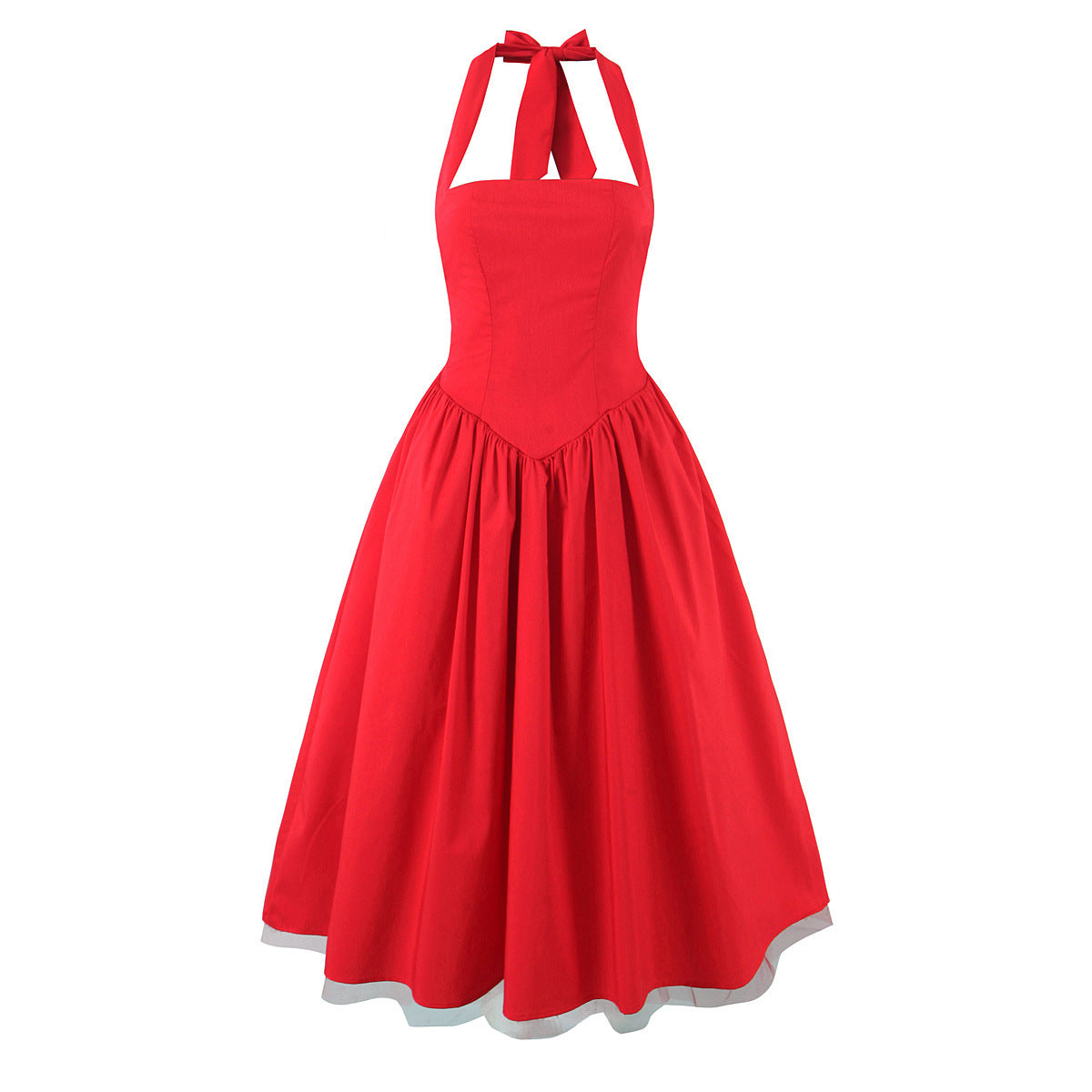 Sleeveless Party Dress With Boat Neck In Slim Fit, Made Of Polyester, Available As Midi Dress