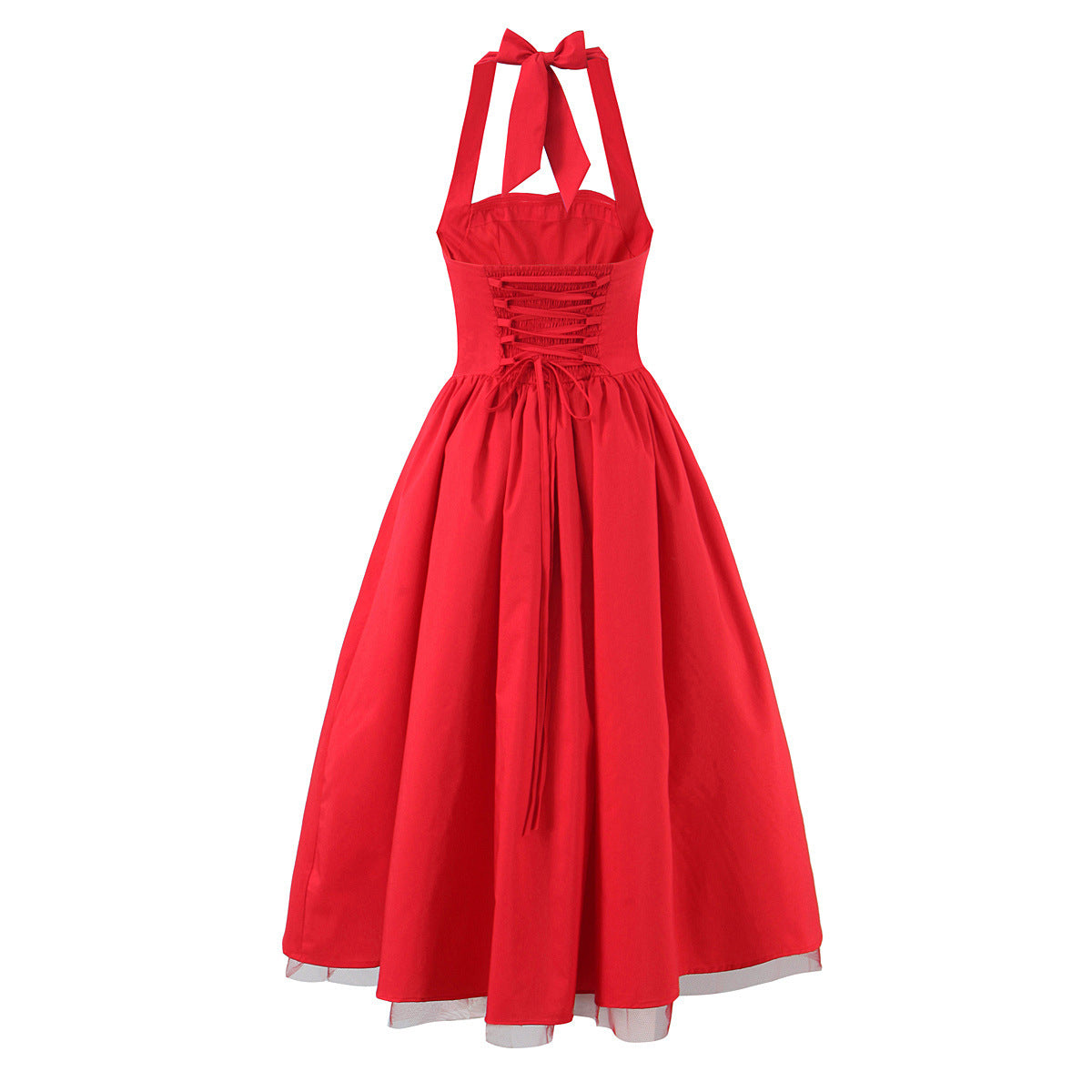Sleeveless Party Dress With Boat Neck In Slim Fit, Made Of Polyester, Available As Midi Dress