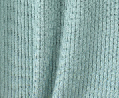 Slim Fit Sweater Dress With Short Sleeve And Round Neck In Polyester, Available As Midi Dress